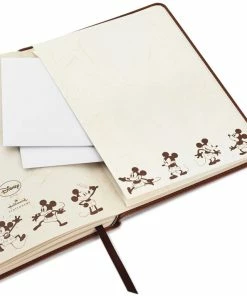Hallmark Disney Mickey Mouse Brown Faux Leather Journal 9 Hallmark Disney Mickey Mouse Brown Faux Leather Journal -Department Store Shop Mickey Mouse Drawings Brown Faux Leather Notebook 5HWJ6940 04