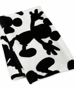 Hallmark Disney Mickey Mouse Silhouettes Throw Blanket, 50x60