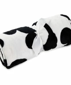 Hallmark Disney Mickey Mouse Silhouettes Throw Blanket, 50x60 5 Hallmark Disney Mickey Mouse Silhouettes Throw Blanket, 50x60 -Department Store Shop Mickey Mouse Silhouette BlackWhite Plush Blanket 1DYG2056 03