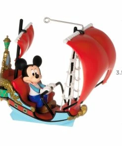 Hallmark Disney Peter Pan's Flight Off To Never Land! Ornament -Department Store Shop Mickey Peter Pan Pirate Ship Keepsake Ornament 2199QXD6569 03