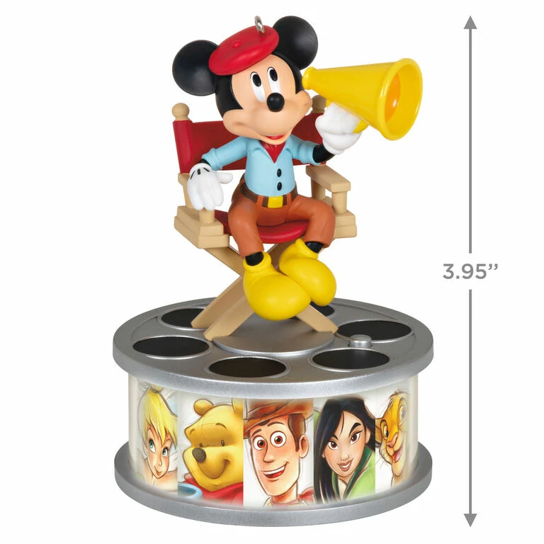 Hallmark Disney 100 Years Of Wonder Director Mickey Mouse Ornament With Light And Sound 3 Hallmark Disney 100 Years Of Wonder Director Mickey Mouse Ornament With Light And Sound - Image 3