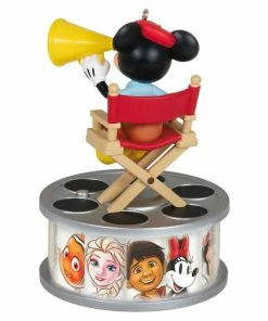 Hallmark Disney 100 Years Of Wonder Director Mickey Mouse Ornament With Light And Sound 11 Hallmark Disney 100 Years Of Wonder Director Mickey Mouse Ornament With Light And Sound -Department Store Shop Mickey in Director Chair Keepsake Ornament 2999QXD6727 06