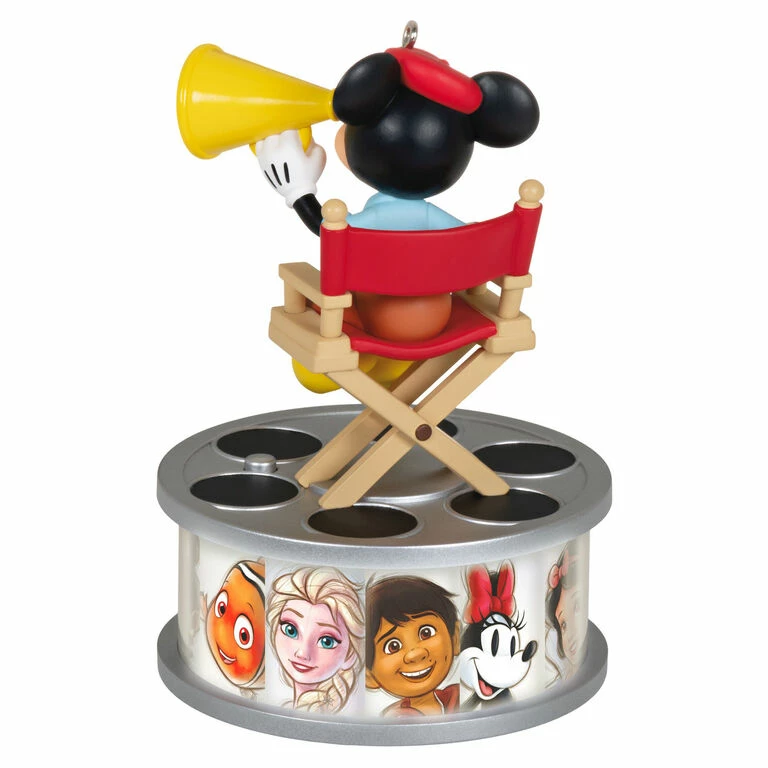 Hallmark Disney 100 Years Of Wonder Director Mickey Mouse Ornament With Light And Sound 6 Hallmark Disney 100 Years Of Wonder Director Mickey Mouse Ornament With Light And Sound - Image 6