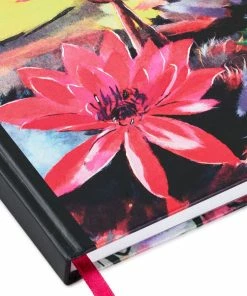 Hallmark ArtLifting Floral Artwork Journal, 6x8 -Department Store Shop Midori Suiren Lotus and Poppy Artlifting Journal 3HWJ2117 05