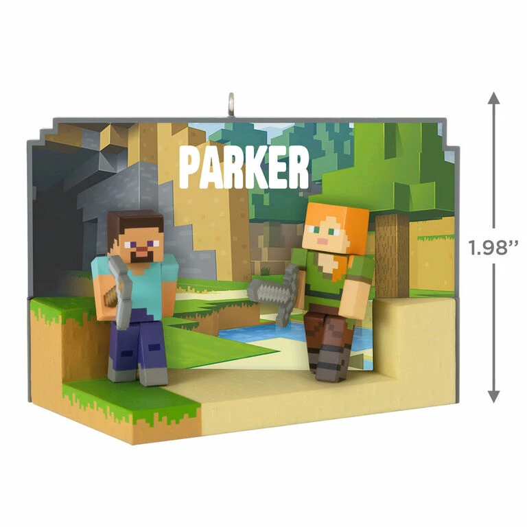 Hallmark Minecraft My World Personalized Ornament 3 Hallmark Minecraft My World Personalized Ornament - Image 3