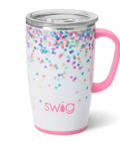 Swig Confetti Stainless Steel Travel Mug, 18 Oz.