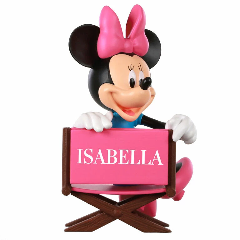Hallmark Disney Minnie Mouse In Director's Chair Personalized Ornament 1 Hallmark Disney Minnie Mouse In Director's Chair Personalized Ornament