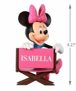 Hallmark Disney Minnie Mouse In Director's Chair Personalized Ornament 6 Hallmark Disney Minnie Mouse In Director's Chair Personalized Ornament -Department Store Shop Minnie Mouse Directors Chair Personalized Ornament 2499QHE1961B1 03