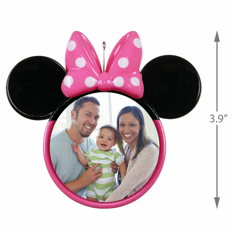 Hallmark Disney Minnie Mouse Ears Silhouette Personalized Photo Ornament 3 Hallmark Disney Minnie Mouse Ears Silhouette Personalized Photo Ornament - Image 3