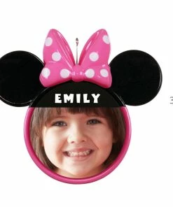 Hallmark Disney Minnie Mouse Ears Silhouette Text And Photo Personalized Ornament -Department Store Shop Minnie Mouse Ears TextPhoto Personalized Ornament 2499QHE1963B2 03