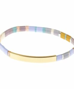 Lavender Be Fierce Good Karma Miyuki Bracelet