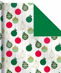 Hallmark Mod Holiday 3-Pack Reversible Wrapping Paper Assortment, 120 Sq. Ft. -Department Store Shop Mod Holiday Assorted Reversible Wrapping Paper 5JXW1072 06