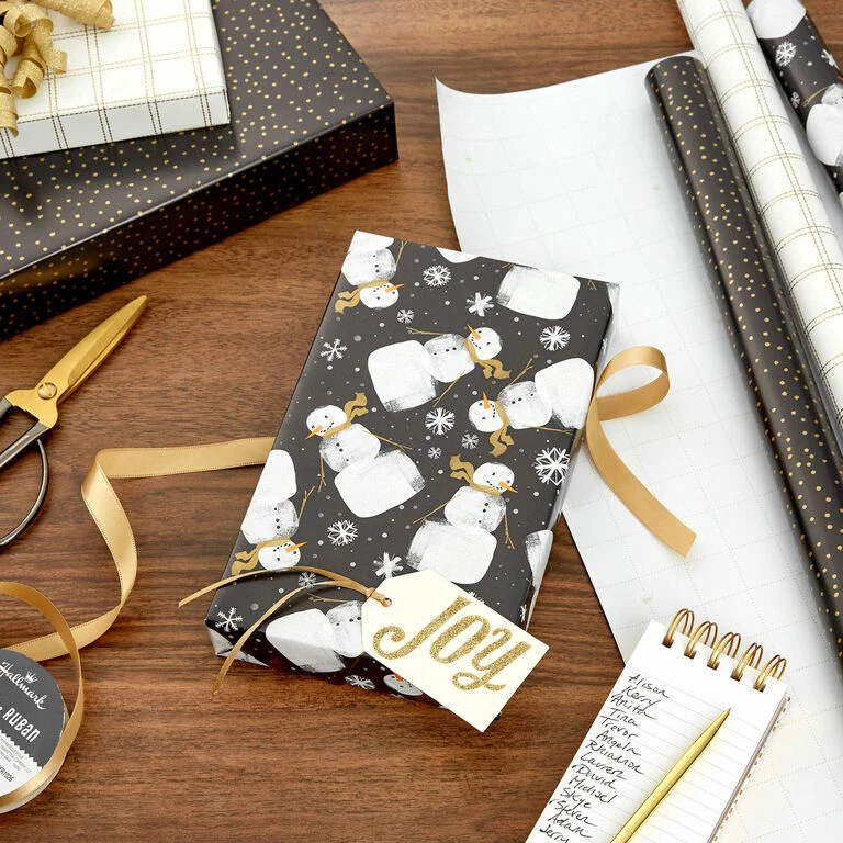 Hallmark Modern Holiday 3-Pack Wrapping Paper Assortment, 120 Sq. Ft. 2 Hallmark Modern Holiday 3-Pack Wrapping Paper Assortment, 120 Sq. Ft. - Image 2