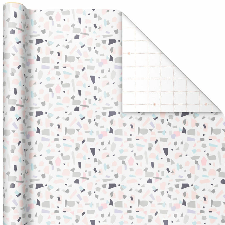 Hallmark Modern Muted 3-Pack Wrapping Paper, 55 Sq. Ft. Total 4 Hallmark Modern Muted 3-Pack Wrapping Paper, 55 Sq. Ft. Total - Image 4