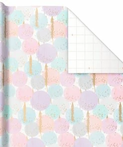 Hallmark Modern Muted 3-Pack Wrapping Paper, 55 Sq. Ft. Total 12 Hallmark Modern Muted 3-Pack Wrapping Paper, 55 Sq. Ft. Total -Department Store Shop Modern Muted 3Pack Wrapping Paper Rolls 5EWR6369 05