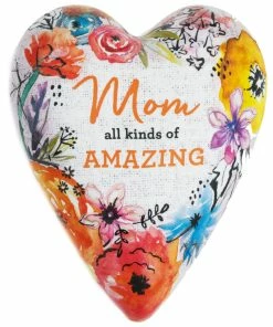 Department Store Shop 21 Amazing Mom Art Heart Trinket Box, 3.5"