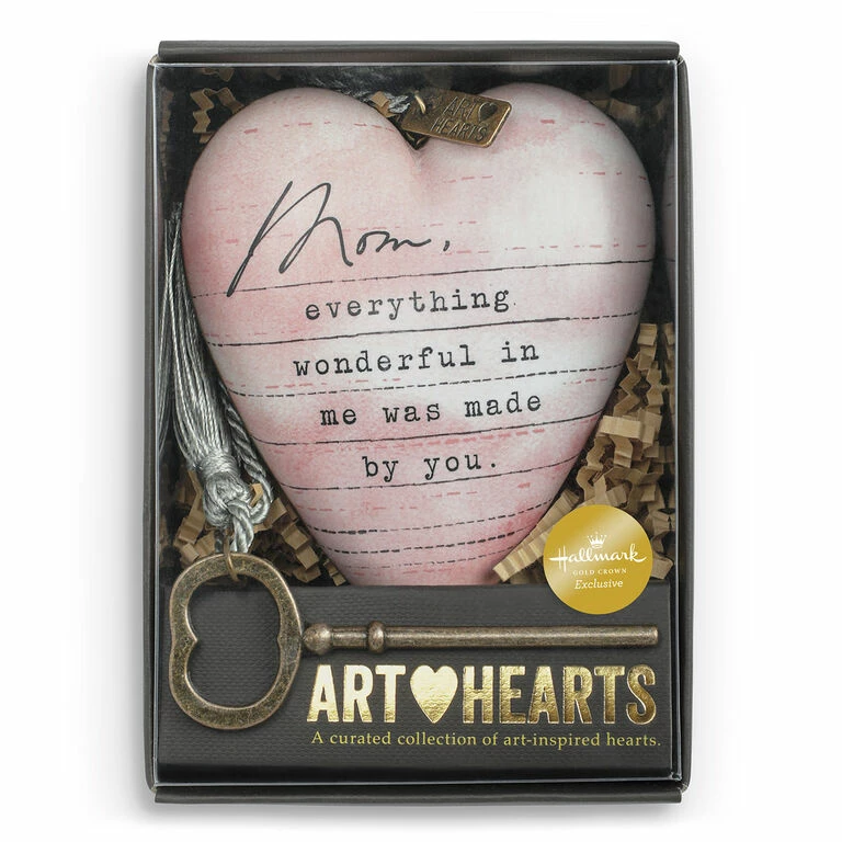 Demdaco Mom Dear You Art Heart Sculpture, 3.5" 3 Demdaco Mom Dear You Art Heart Sculpture, 3.5" - Image 3