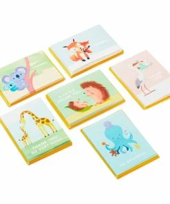 Hallmark Mom And Baby Animal Assortment Blank Thank-You Notes, Pack Of 48