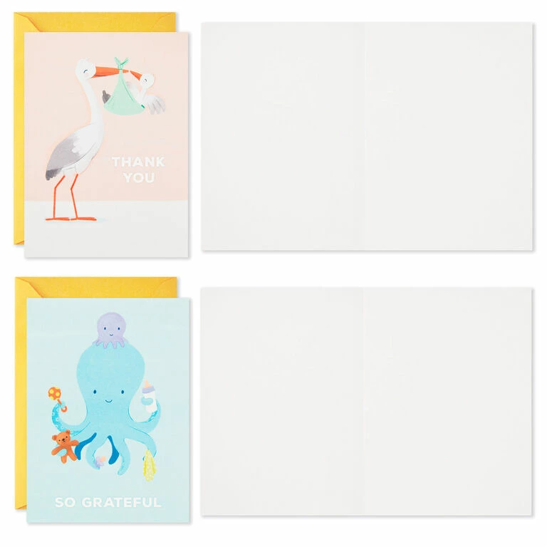 Hallmark Mom And Baby Animal Assortment Blank Thank-You Notes, Pack Of 48 5 Hallmark Mom And Baby Animal Assortment Blank Thank-You Notes, Pack Of 48 - Image 5