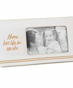 Hallmark Moms Love Like No One Else Ceramic Picture Frame, 4x6