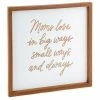 Hallmark Moms Love In Big Ways Wood Quote Sign