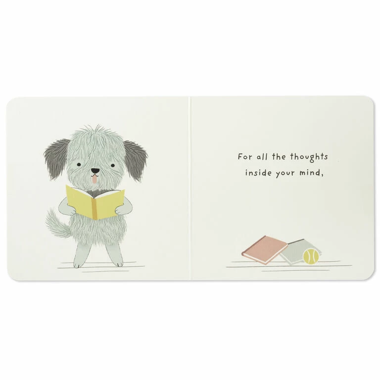 Hallmark MopTops Shaggy Dog Stuffed Animal With You Make Me Proud Board Book 6 Hallmark MopTops Shaggy Dog Stuffed Animal With You Make Me Proud Board Book - Image 6