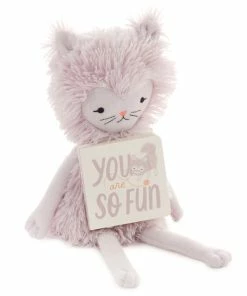 Hallmark MopTops Furry Cat Stuffed Animal With You Are So Fun Board Book