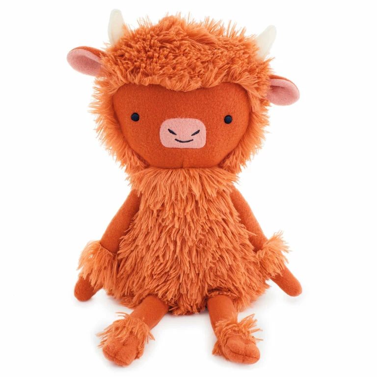 Hallmark MopTops Highland Cow Stuffed Animal With You Make A Difference Board Book 2 Hallmark MopTops Highland Cow Stuffed Animal With You Make A Difference Board Book - Image 2