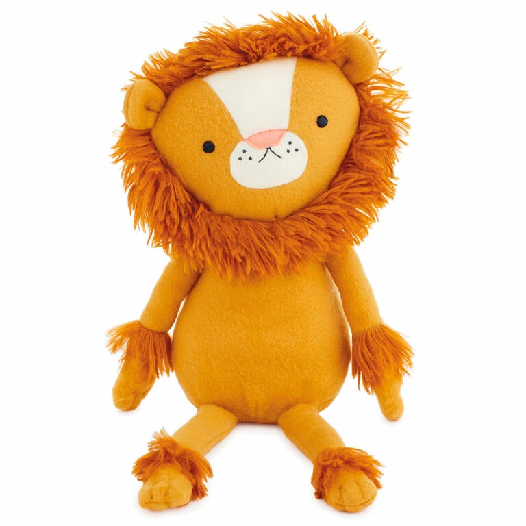 Hallmark MopTops Lion Stuffed Animal With You Are Brave Board Book 2 Hallmark MopTops Lion Stuffed Animal With You Are Brave Board Book - Image 2
