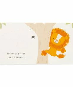 Hallmark MopTops Lion Stuffed Animal With You Are Brave Board Book 11 Hallmark MopTops Lion Stuffed Animal With You Are Brave Board Book -Department Store Shop MopTops Plush Lion Stuffed Animal Board Book 1KID1530 06