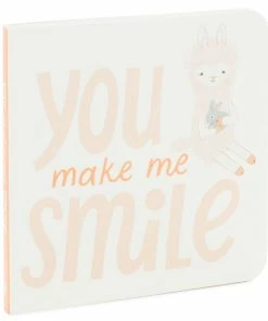 Hallmark MopTops Llama Stuffed Animal With You Make Me Smile Board Book -Department Store Shop MopTops Plush Llama Stuffed Animal Board Book 1KID1534 04