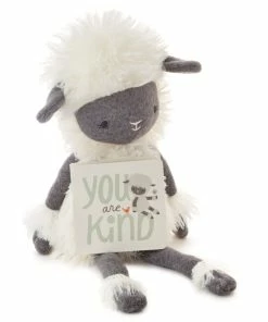 Hallmark MopTops Highland Sheep Stuffed Animal With You Are Kind Board Book