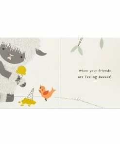 Hallmark MopTops Highland Sheep Stuffed Animal With You Are Kind Board Book 11 Hallmark MopTops Highland Sheep Stuffed Animal With You Are Kind Board Book -Department Store Shop MopTops Plush Sheep Stuffed Animal Board Book 1KID1535 06