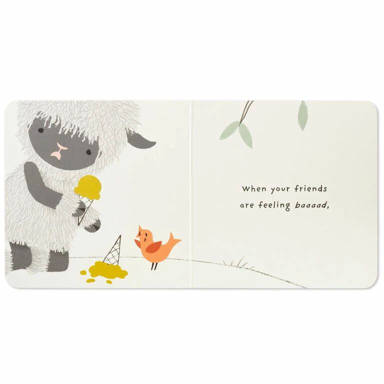 Hallmark MopTops Highland Sheep Stuffed Animal With You Are Kind Board Book 6 Hallmark MopTops Highland Sheep Stuffed Animal With You Are Kind Board Book - Image 6