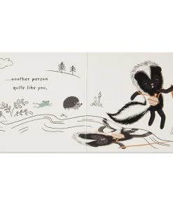 Hallmark MopTops Skunk Stuffed Animal With You Are Unique Board Book 11 Hallmark MopTops Skunk Stuffed Animal With You Are Unique Board Book -Department Store Shop MopTops Plush Skunk Stuffed Animal and Board Book 1KID2082 06