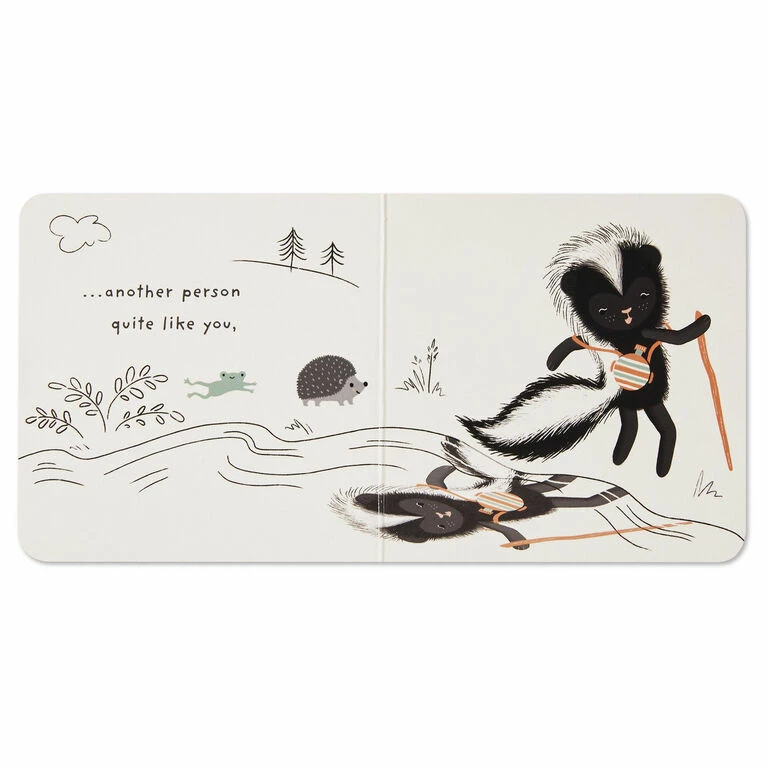 Hallmark MopTops Skunk Stuffed Animal With You Are Unique Board Book 6 Hallmark MopTops Skunk Stuffed Animal With You Are Unique Board Book - Image 6
