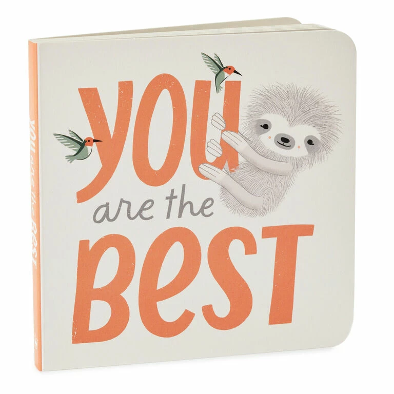 Hallmark MopTops Sloth Stuffed Animal With You Are The Best Board Book 4 Hallmark MopTops Sloth Stuffed Animal With You Are The Best Board Book - Image 4