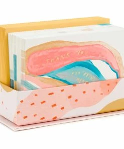 Hallmark Morgan Harper Nichols Assorted Blank Note Cards In Caddy, Pack Of 40