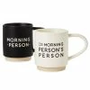 Hallmark Morning Person Stacking Mugs, Set Of 2