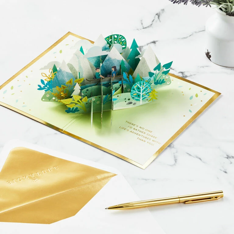 Hallmark Love Sharing Life's Adventure With You 3D Pop-Up Love Card 6 Hallmark Love Sharing Life's Adventure With You 3D Pop-Up Love Card - Image 6