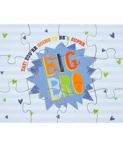 Mud Pie Blue Big Bro 12-Piece Puzzle For Kids