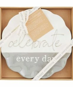 Mud Pie Celebrate Every Day Plate, 11.5"