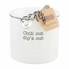 Mud Pie Chill Out Dip Chiller And Spoon, Set Of 2