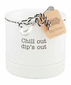 Mud Pie Chill Out Dip Chiller And Spoon, Set Of 2