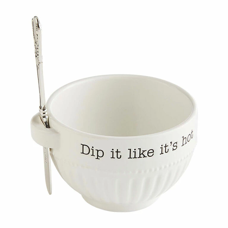 Mud Pie Dip Bowl And Spreader, Set Of 2 1 Mud Pie Dip Bowl And Spreader, Set Of 2