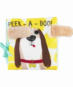Mud Pie Peek-a-Boo Animals Cloth Baby Book