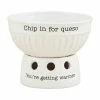 Mud Pie Queso Dip Cup And Warming Stand, Set Of 2