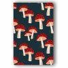Denik Mushrooms On Navy Blue Classic Layflat Notebook