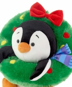 Hallmark Playful Penguins All Decked Out Musical Plush Penguin With Light And Motion -Department Store Shop Musical Playful Penguins Plush With Light Motion 1KCX1100 03