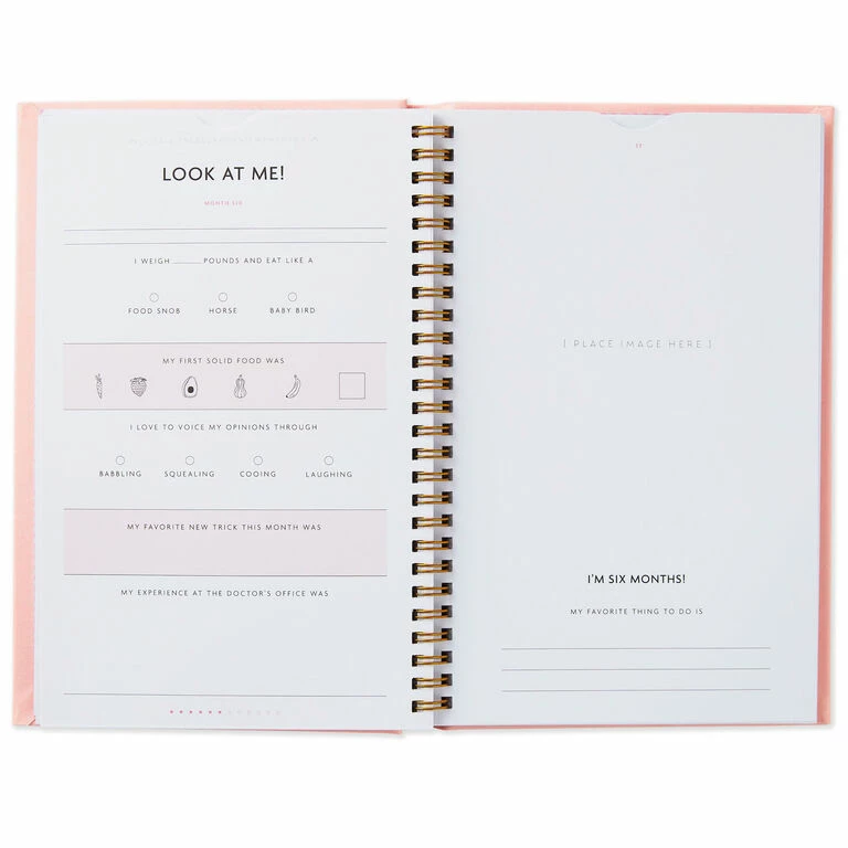 Hallmark My First Year Baby Book For Girl 4 Hallmark My First Year Baby Book For Girl - Image 4